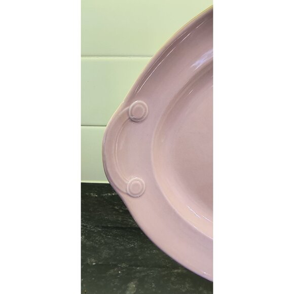 Lu-Ray Pastels Oval Platter 13.75" Pink Vintage T.S.&T. Collectible Tableware US - Picture 3 of 5